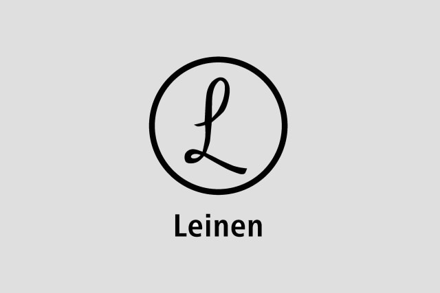 Icon mit der Aufschrift Leinen.