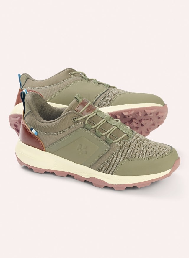 Abbildung Materialmix Sneaker Mühelos in Khaki Abbildung Materialmix Sneaker Mühelos in Khaki