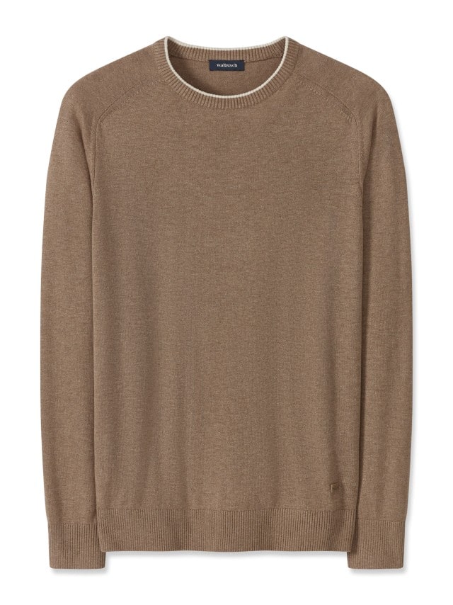 Abbildung Premium Pullover in Sand Melange Abbildung Premium Pullover in Sand Melange