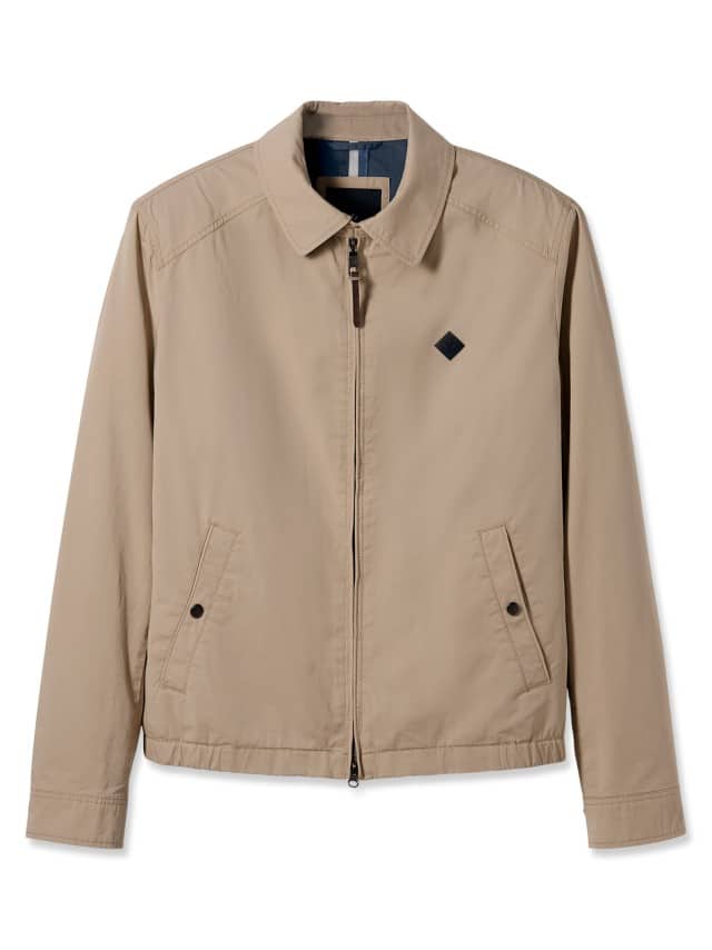Abbildung Baumwoll Blouson in Beige Abbildung Baumwoll Blouson in Beige