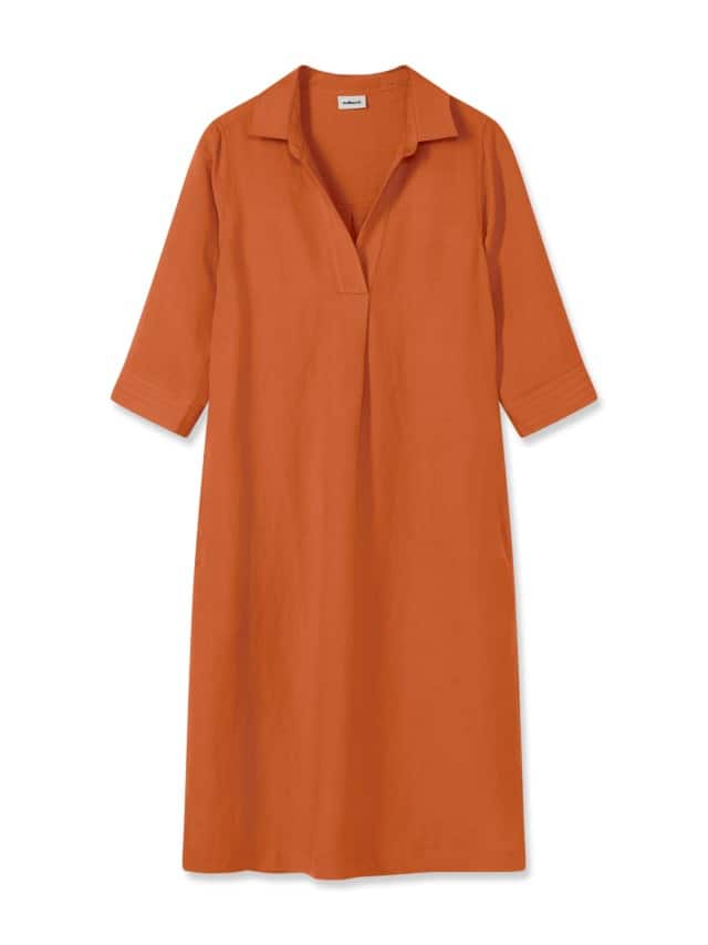Abbildung Leinenmixkleid Dunkelorange Abbildung Leinenmixkleid Dunkelorange