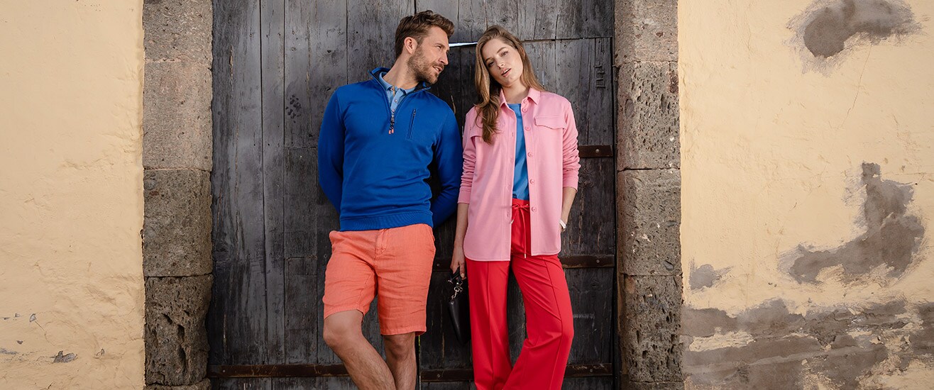 Colour Blocking Orange Outfits | Walbusch
