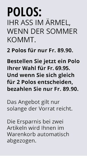 Jetzt testen: 2 Polos nur Fr. 89.90 | Walbusch