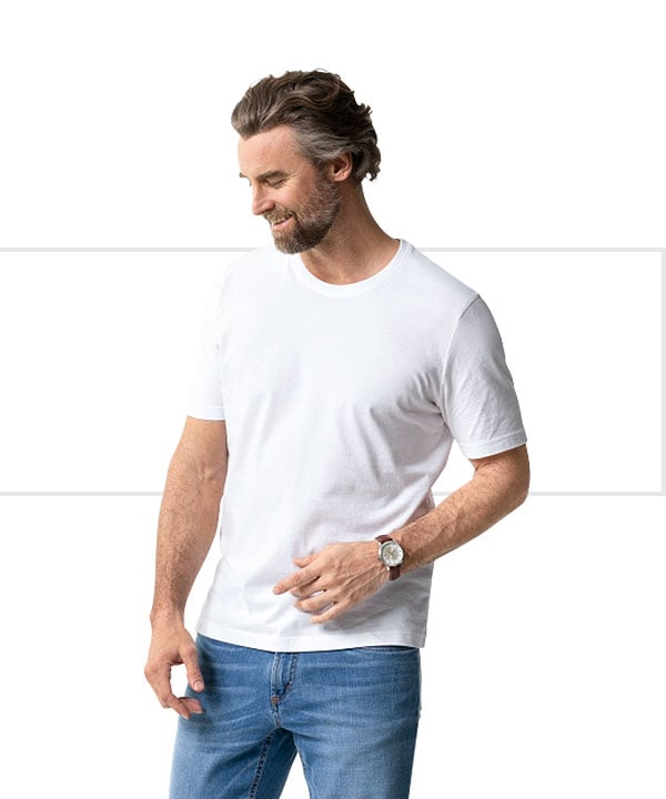 1. Das weisse T-Shirt | Walbusch