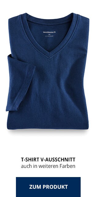 T-Shirt V-Ausschnitt | Walbusch
