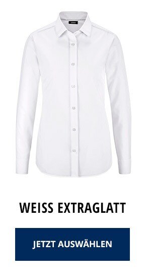 Extraglatt-Hemdbluse - Weiß Extraglatt | Walbusch