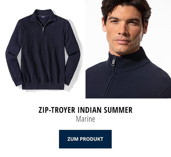 Zip-Troyer Indian Summer Marine | Walbusch