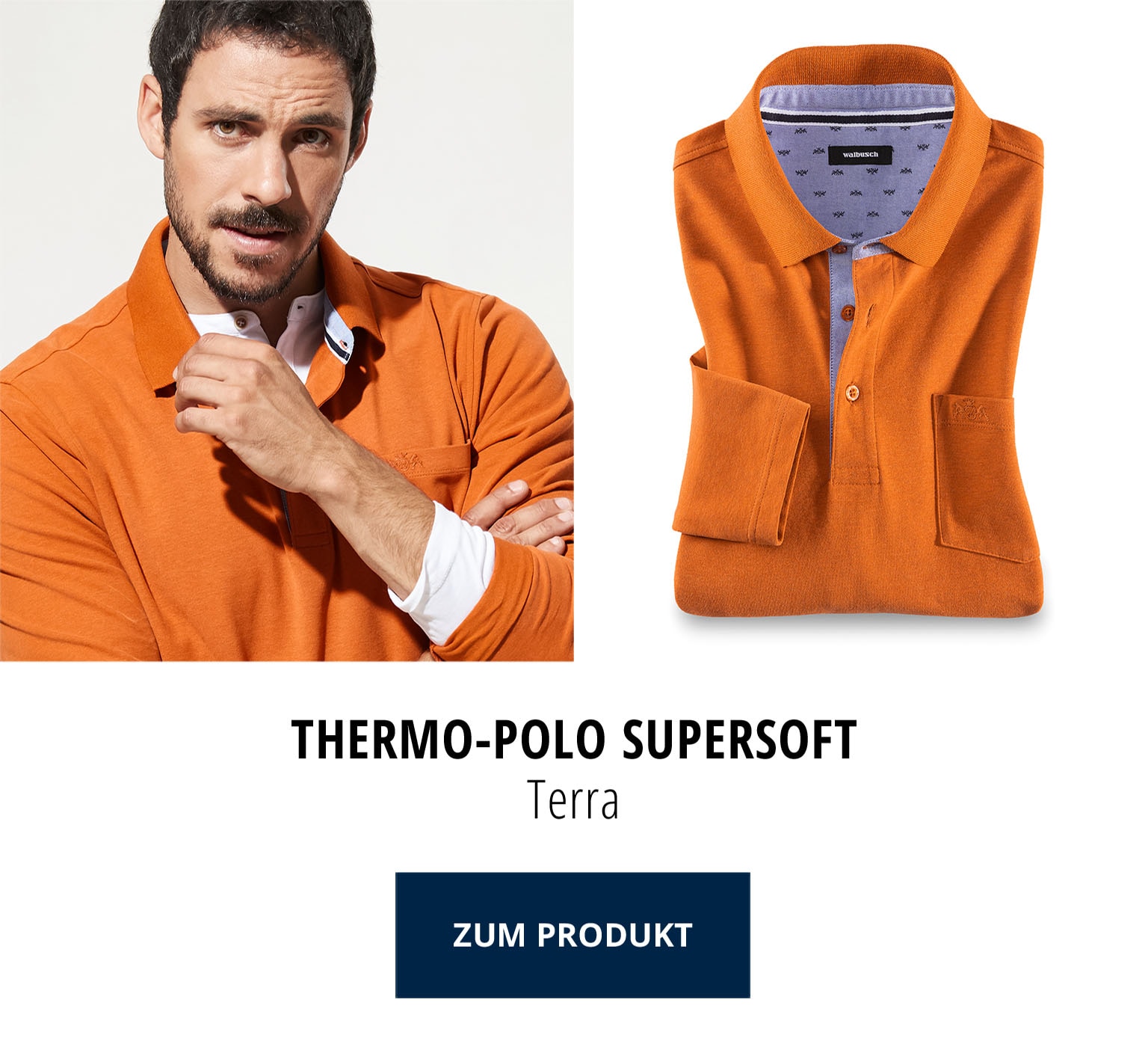 Thermo-Polo Supersoft - Terra | Walbusch