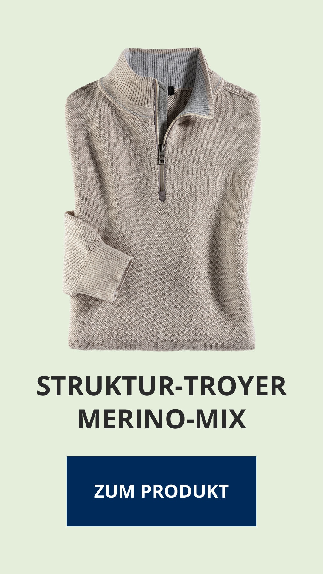 Struktur-Troyer Merino-Mix | Walbusch
