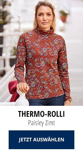 Thermo-Rolli - Paisley Zimt | Walbusch