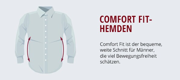 Comfort Fit-Hemden