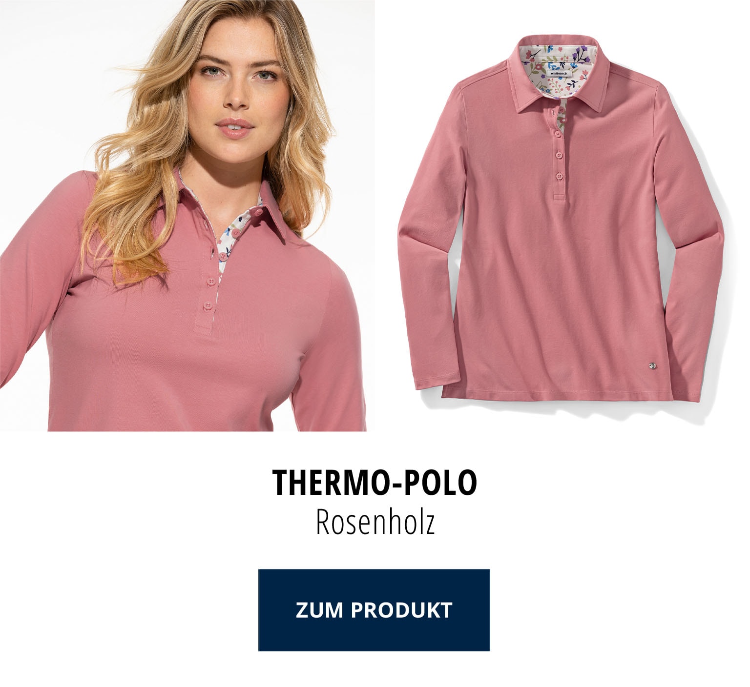 Thermo-Polo - Rosenholz | Walbusch