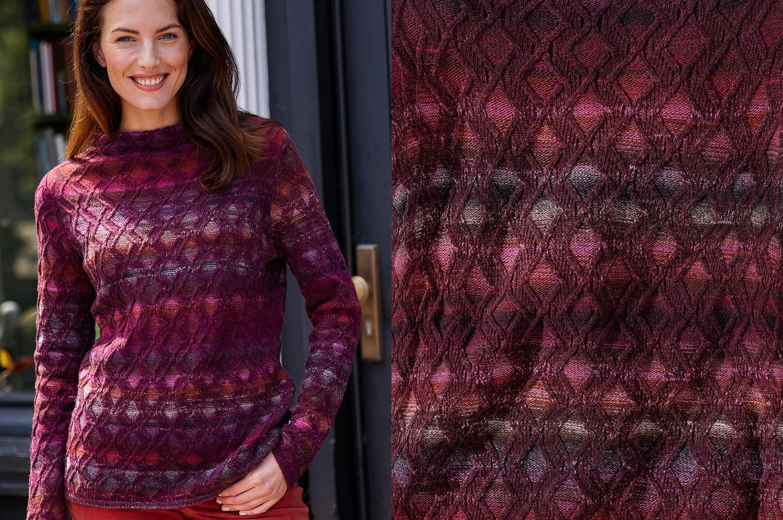 Jacquard-Pullover Degradee | Walbusch