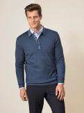 Polo-Pullover Merino Extrafein Polo-Pullover Merino Extrafein