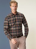 Thermoflanell-Hemd Melangekaro Thermoflanell-Hemd Melangekaro