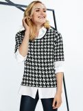 Pepita Pullover Trendline Pepita Pullover Trendline