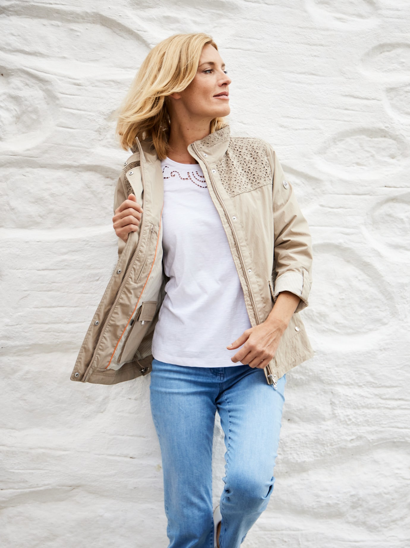 Outfit Baumwolljacke Ajour