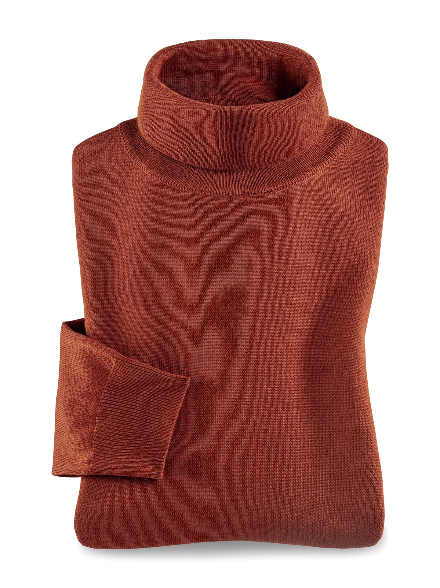 Merino-Mix Rollkragen-Pullover Terra