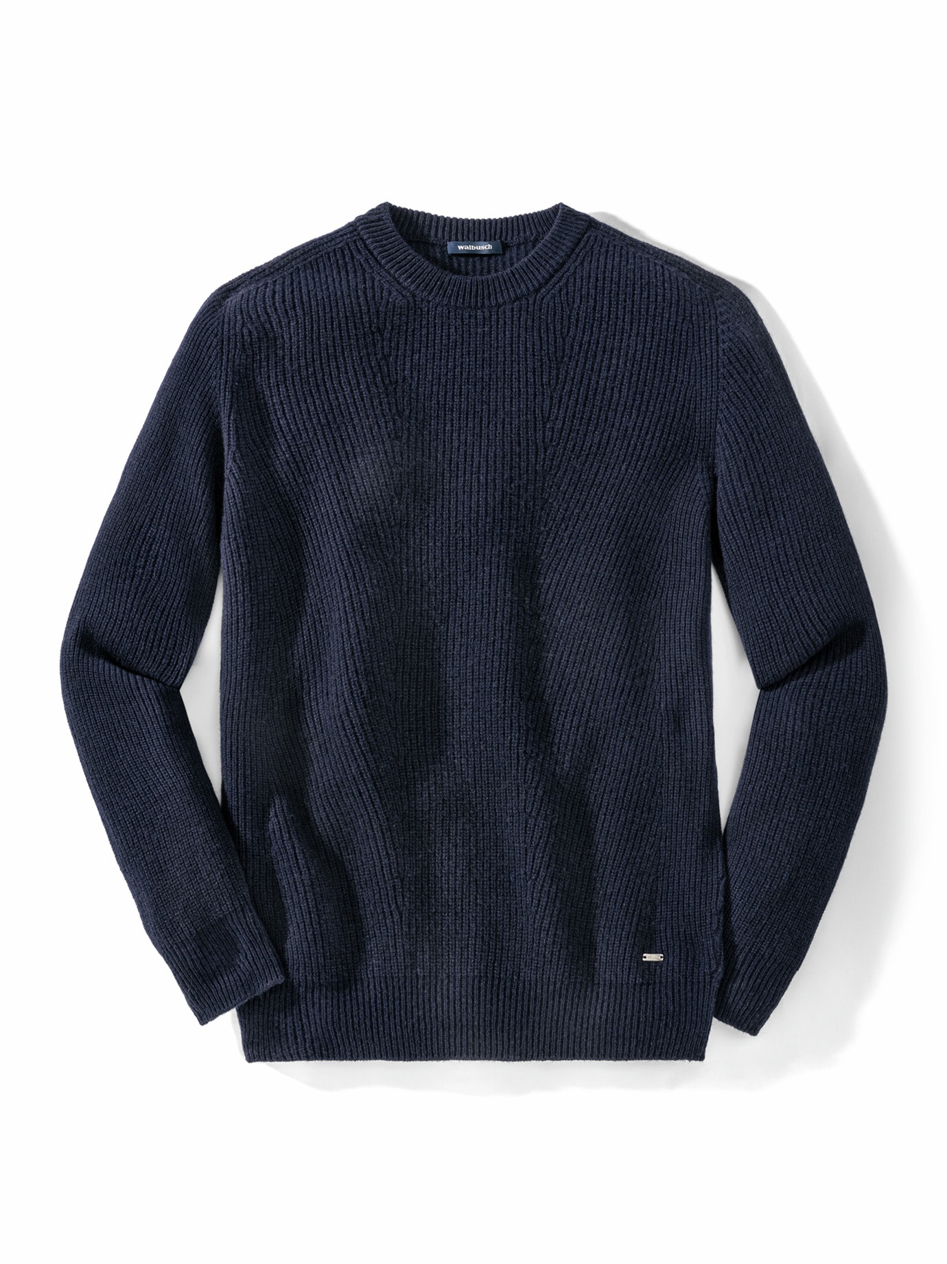 Cashmino Pullover Nahtlos Marine