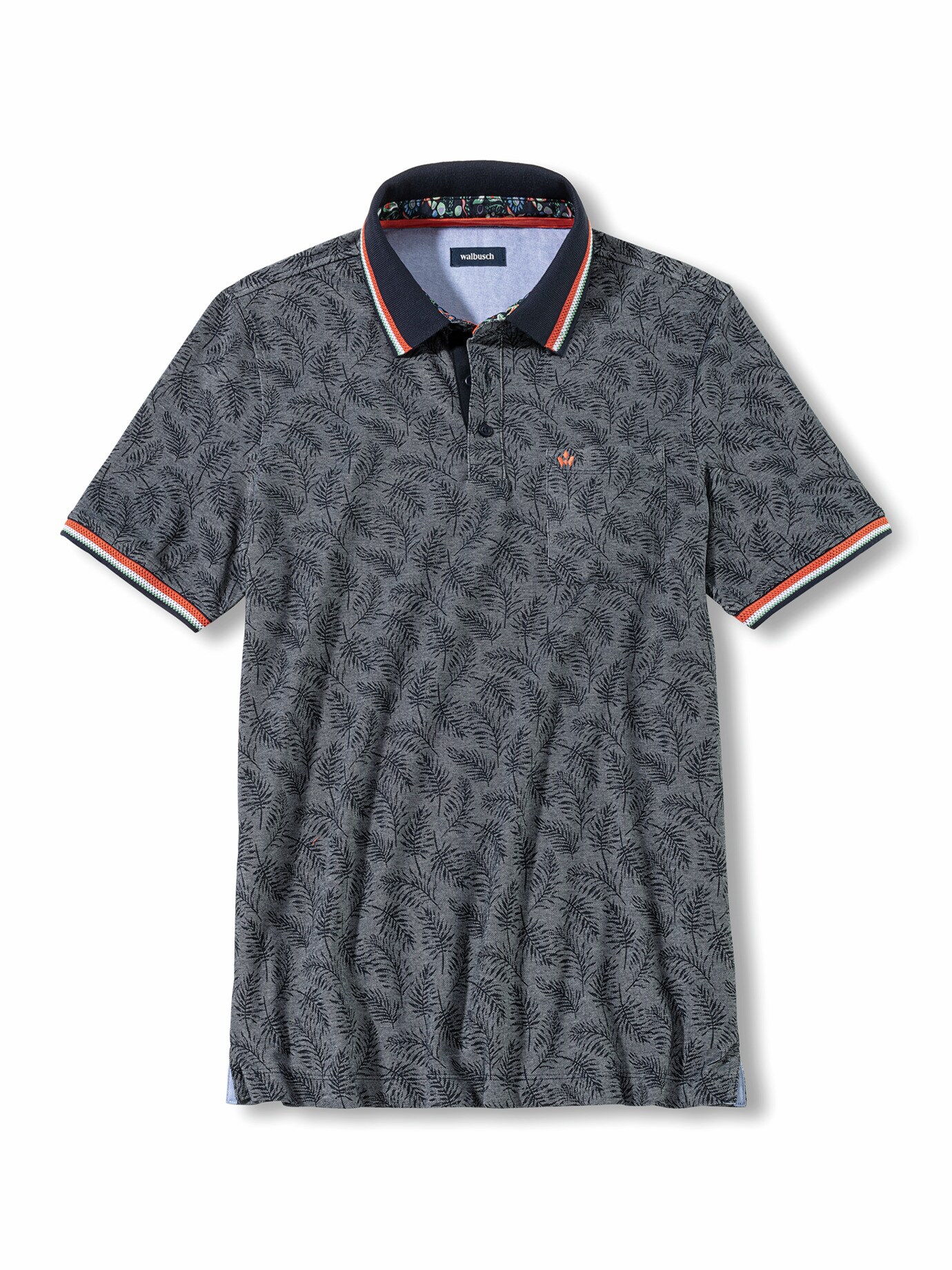 Extraglatt-Polo Bicolor Druck
