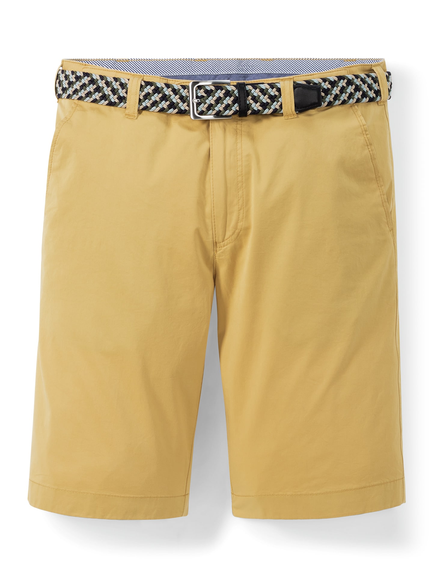 Extraglatt-Stretchbund-Bermudas Gelb