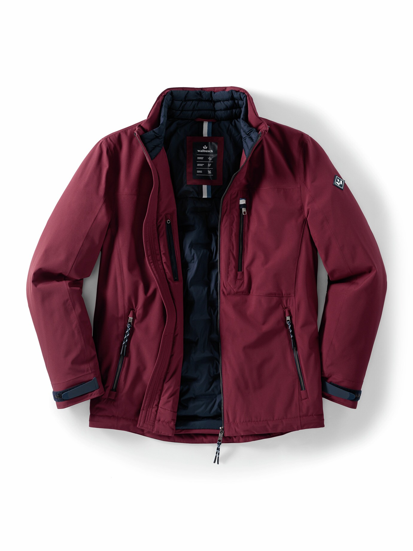 Aquastop Klima Leichtjacke Bordeaux
