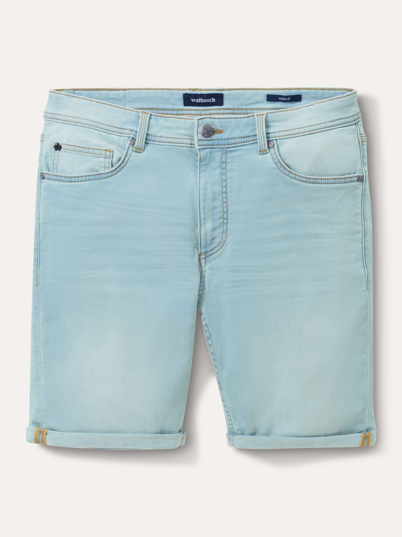 Jogger-Jeans Shorts Light Blue