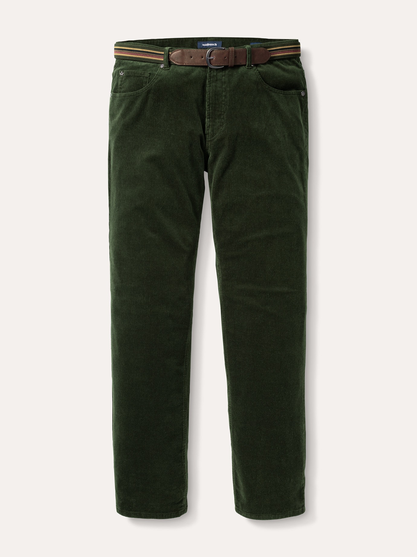 Gürtel-Cord Five-Pocket Khaki