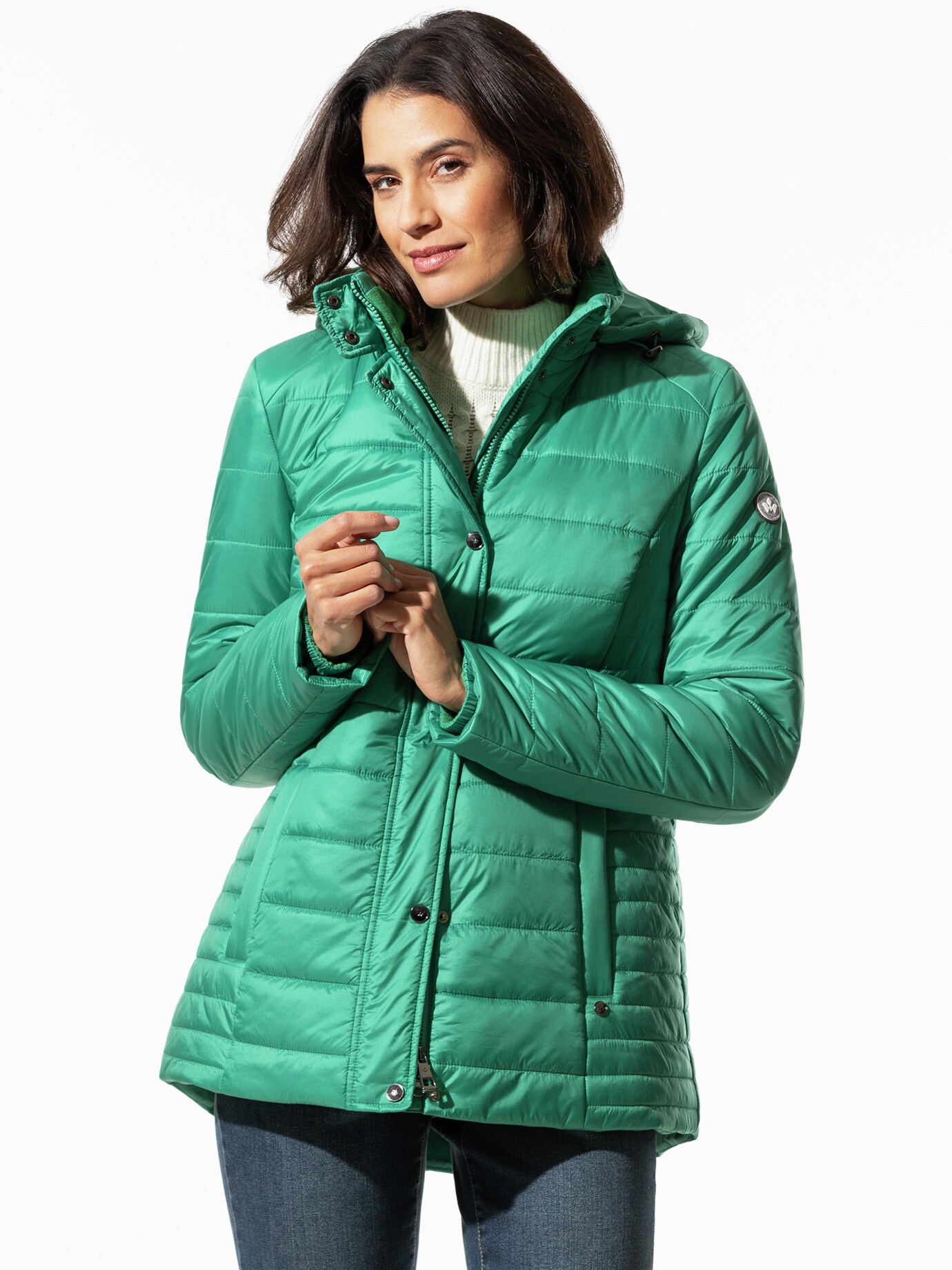 Aquastop Steppjacke Sportgrün