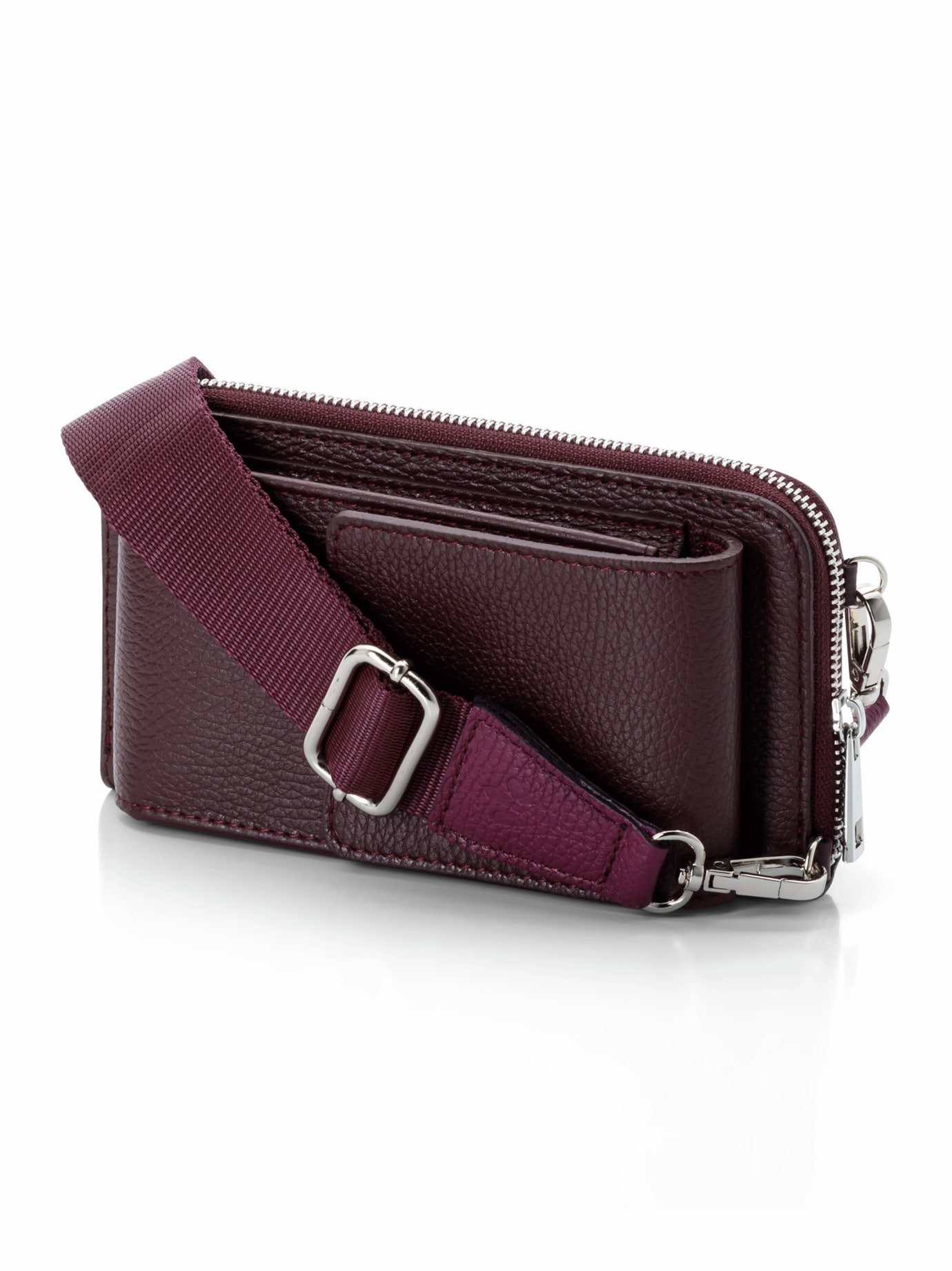 Leder-Handy-Portemonnaie Barolo