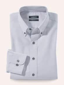 Hemd mit Kent-Kragen Button Down Grau