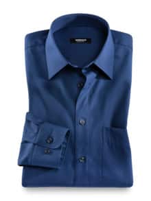 Extraglatt-Hemd Kent-Kragen Navy