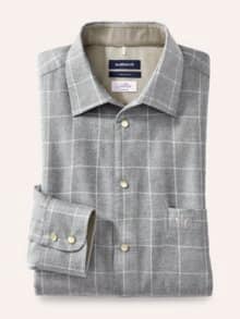 Luxus-Flanell Hemd Fensterkaro