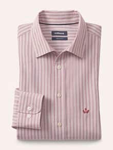 Royal-Oxford Hemd Streifen Rot