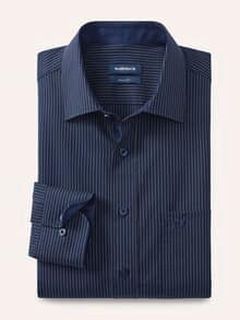 Aktiv-Hemd Nadelstreifen