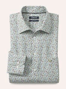 Extraglatt-Hemd Minimal Druck