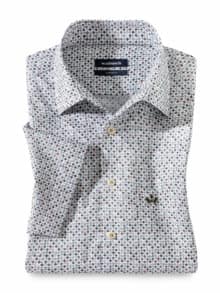 Extraglatt-Hemd Tropical Druck Minimal