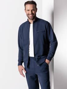 Wohlfühljacke Supersoft Blau