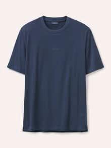 T-Shirt aus Baumwolle Marine