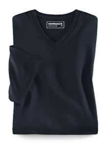 T-Shirt V-Ausschnitt Marine