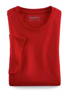 T-Shirt Rundhalsausschnitt Rot