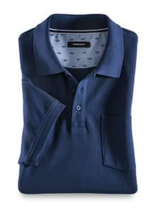 Pique-Polo Pima Cotton Royalblau