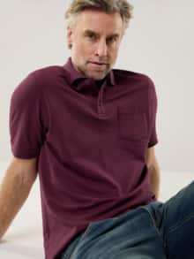 Pique-Polo Pima Cotton Burgund