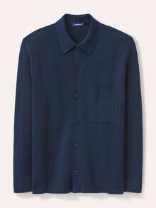 Milano Strickjacke mit Baumwolle Marine