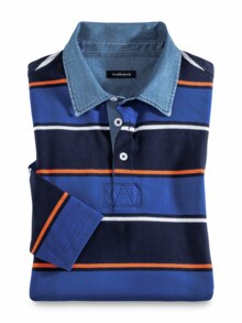 Club-Polo Jeanskragen