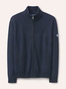 Strickjacke aus Baumwolle Marine