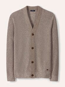 Mouline Cardigan Sand/Toffee