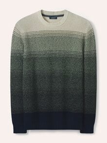 Degradee Pullover Lindgrün