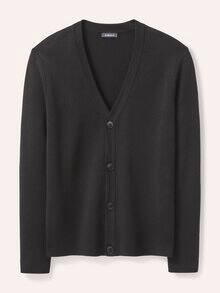 Milano Cardigan mit Baumwolle Schwarz