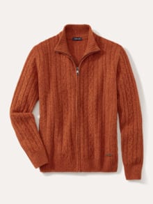 Cashmino Zopf-Strickjacke Terra